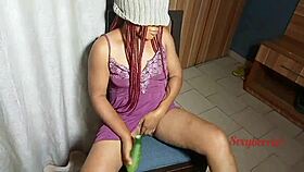 She's fresh. She's hot, she also has a great ass and she loves eating cucumbers