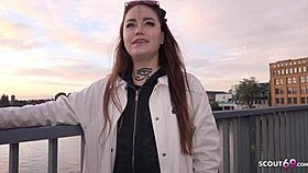 german scout picks inked college girl