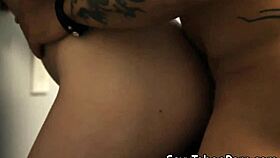 Redhead Pussypounded In Bathroom