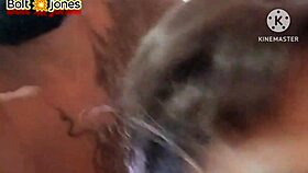 Angolana xandelle famosa gang das casa de swing dando seu belo cuzinho para o safado do bolt jones