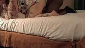 Krystal Rose fucks black and white cocks hard!