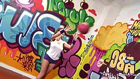 hey, big boobs girls licking each other and playing with dildo till orgasm!