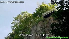 Blonde Euro Girl Next Door Fucks For Cash In Public