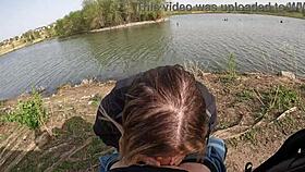 Adam Dangertv Feels Intense Pleasure from Alexis' Quick Bj in Park.