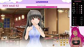 i watch lewdneko's big tits while she plays love cubed part 2
