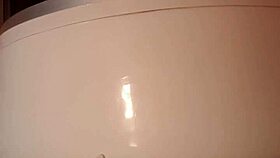 Single Person Enjoys Fetish Bathing in Shower.