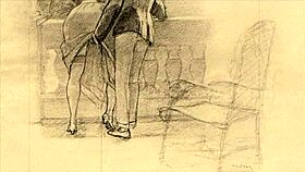 vintage erotic cartoon illustration