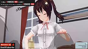 Uncensored Japanese hentai anime features detailed handjob and blowjob with ASMR, earphones recommended