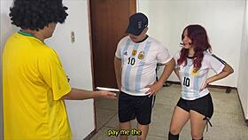 Latina Babe Fucked Like Prostitute In Front Of Boyfriend For Losing Game