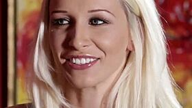 Box licked by tattooed masseuse in lesbian oral session