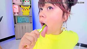 Hey Lila Jordan, why are you spitting on webcam with that huge tongue?