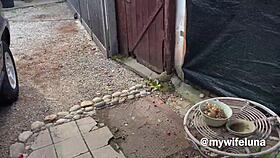 luna green hunts chestnuts but finds big cock for her ass instead