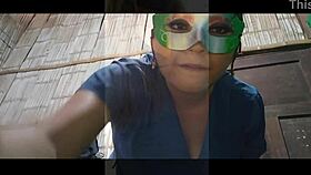 enfermera rellena de grasa sexy y caliente para tener sexo de noche hace porno casero y de dia se masturba en el trabajo enfermera sucia causa sensacion en la red porno porno real casero