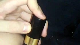 Gay teen plays with his ass