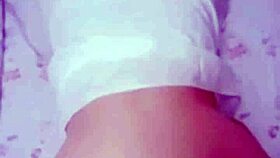 Young 18+ girl coaxed home for quickie pussy riding and handjob on monster cock.