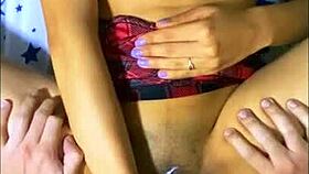 I watched the latina student seduce the neighbor boy.