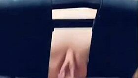 Intense riding of big dildo leads to creamy orgasm