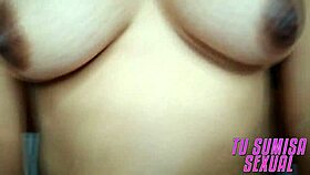 Finally, our sexy Latina neighbor lets herself be recorded, moaning like a super bitch with excellent audio quality.