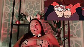 Anime prostitute gets face fucked and creampied in hentai cartoon.