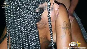 morena gostosa in wild gangbang banging