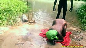 Explosive threesome with teen couple in hardcore rough sex and blowjob fucking