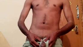 Intense Pleasure As Reshmi Shalwar Masturbates Her Big Cock