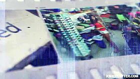 i fuck adira allure's sweet mouth and pussy as security guard