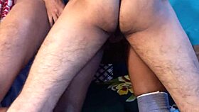 Hey, wanna see our homemade teen wife sex tape going viral with me, Hanif, Mst Sumona, and Manik Mia in a hot Bengali threesome?