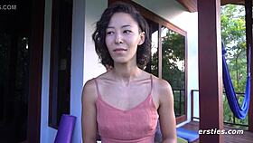 Kira says, 'Watch me use this vibrator on my trimmed pussy'