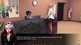 John ep 17 features news reporter in stockings