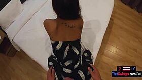 Thai teen 18+ girlfriend sucks and bangs her big dick boyfriend in hotel