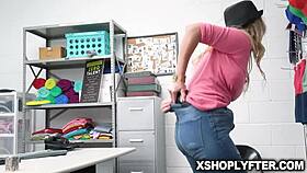 i fuck adira allure's sweet mouth and pussy as security guard