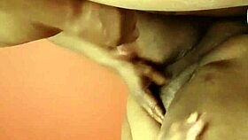 As my lengthy manhood is craved by busty African beauty she sits in tightness