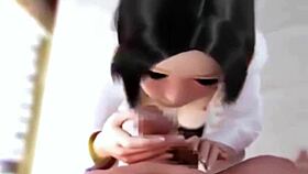 3d lustfull morning with beauty classmate in doggystyle