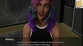 wvm 30 john stands up for his sexy coach? hot 3d action