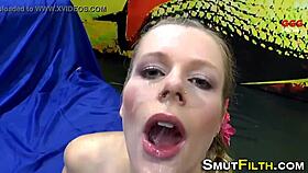 hardcore european whores in blowbang frenzy with bukkake