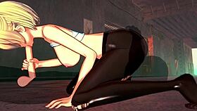 3d hentai with big ass and tits sex in riding action