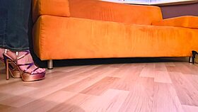 My barefoot high heels collection haul with cute shoes 😊