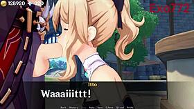 This is a compilation of Jean from Genshin Impact in hentai