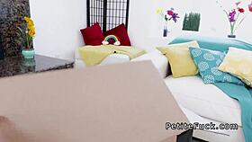 petite cutie says, 'i want to bang that big cock now'