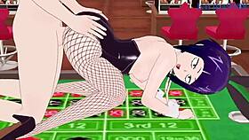 Mitsuki Bakugo and Kyoka Jiro and Izuku Midoriya in bunny girl INTENSE SEX - My Hero Academia Hentai