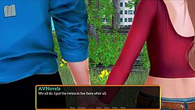 exploring my new stepfamily in game 580