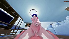 misato katsuragi intensely rides your cock to creampie