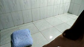 Sister catches brother jerking off and confronts him.