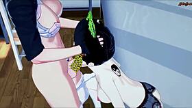 i cant believe i played with that geisha's girl dick so much, it was huge and i creampied her tits.