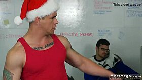 Naked straight TV actors in gay nude movie with black guys