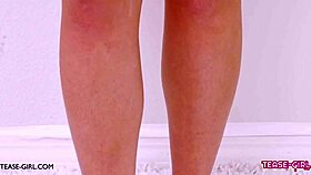 super hot blonde teen gets interviewed for casting