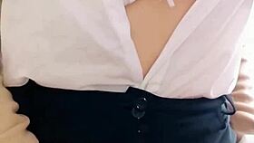 Student uses teacher as a tool and jumps on him until multiple orgasms and wakes him with moans