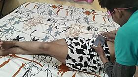 caught my sister watching porn on her phone, then things got heated