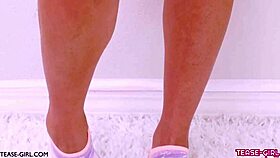 super hot blonde teen gets interviewed for casting